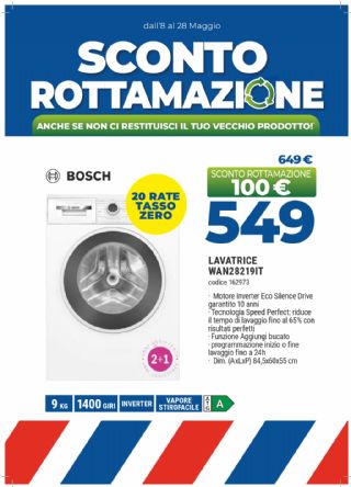 LAVATRICE BOSCH WAN28219IT
